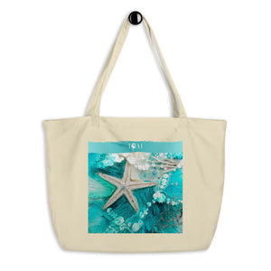Sea-Star Large organic tote bag