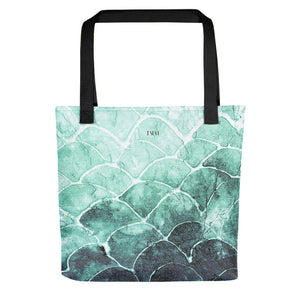 Fish Scale turquoise - Tote bag
