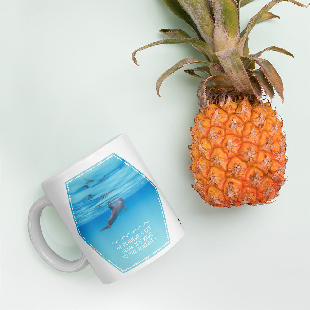 Dolphinately Mug by Fay Ninon