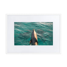 As free as the sea Matte frame print by Justin Okoye