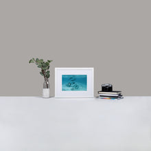 As Free as the Sea - Matte Paper Framed Poster With Mat