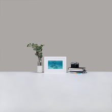 As Free as the Sea - Matte Paper Framed Poster With Mat