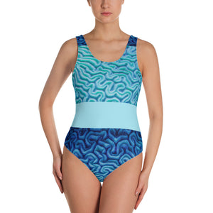 Brain Coral - One-Piece Swimsuit