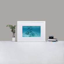 As Free as the Sea - Matte Paper Framed Poster With Mat