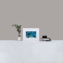 School of Fish - Matte Paper Framed Poster With Mat by Fay Ninon