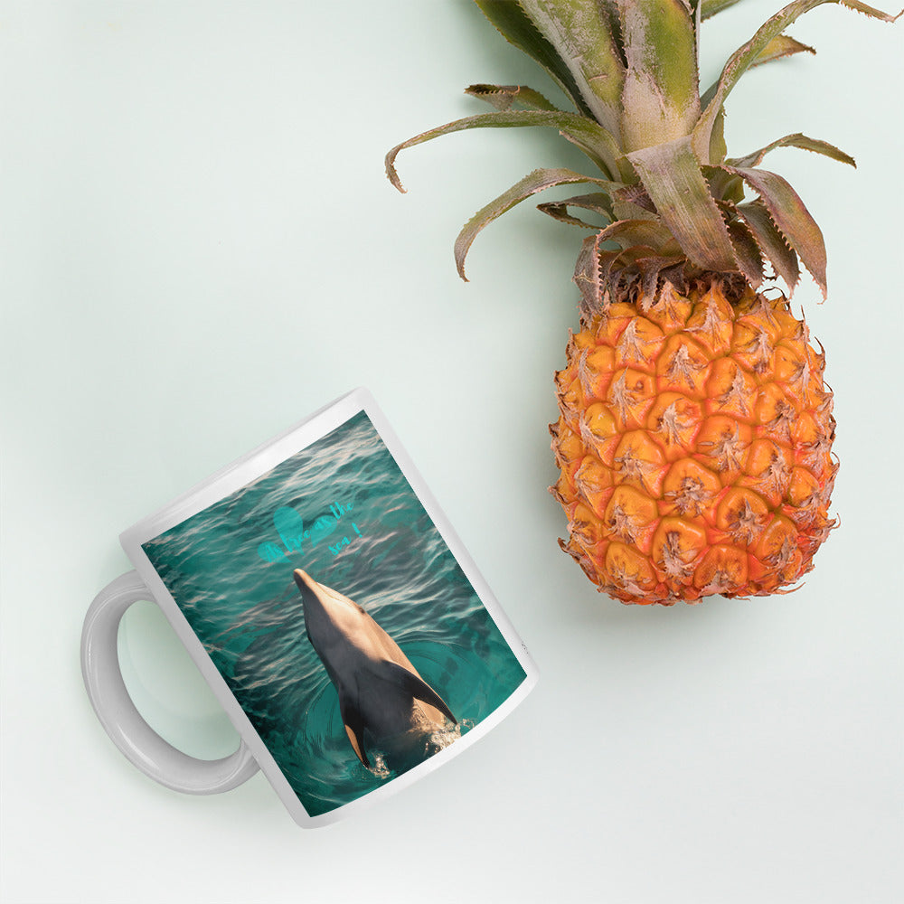 As free as the Sea - Mug by Justin Okoye