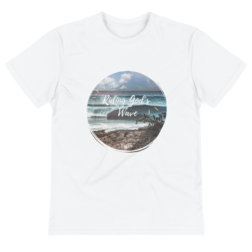 Riding God's wave - Eco - Sustainable T-Shirt