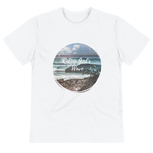 Riding God's wave - Eco - Sustainable T-Shirt