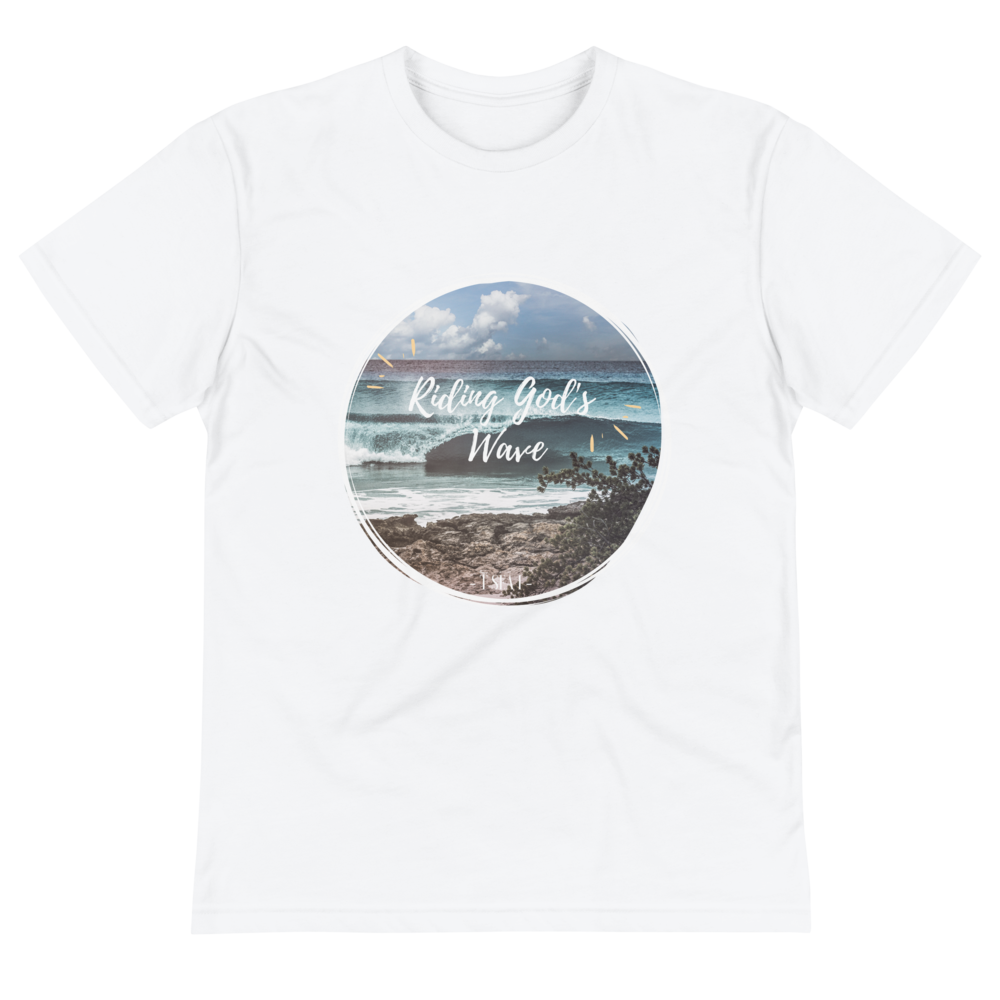 Riding God's wave - Eco - Sustainable T-Shirt